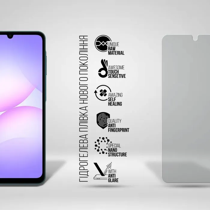 Пленка защитная Armorstandart Matte hydrogel Samsung A07s 4G (ARM93768) изображение 2