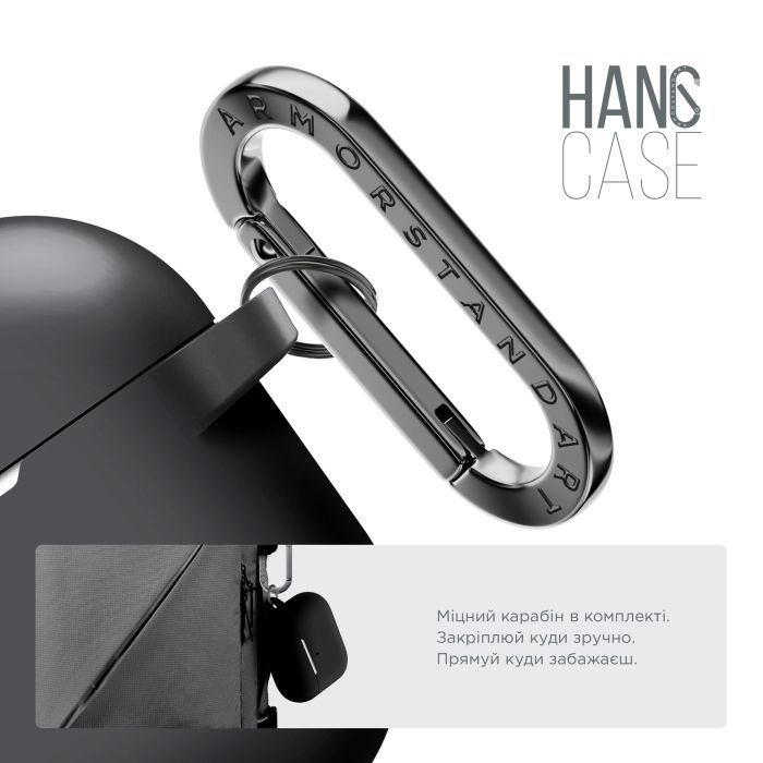 Чехол для наушников Armorstandart Hang Case For Apple Airpods Pro White (ARM56071) изображение 4