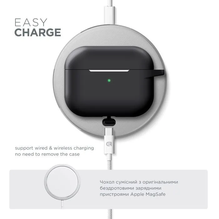 Чехол для наушников Armorstandart Hang Case For Apple Airpods Pro Black (ARM56055) изображение 7