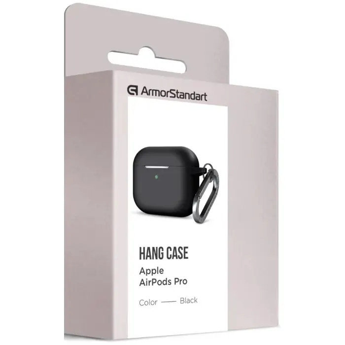 Чехол для наушников Armorstandart Hang Case For Apple Airpods Pro Black (ARM56055) изображение 8