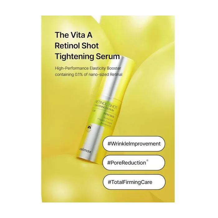 Сироватка для обличчя Celimax The Vita-A Retinol Shot Tightening Serum 30 мл (8809700320805) зображення 4