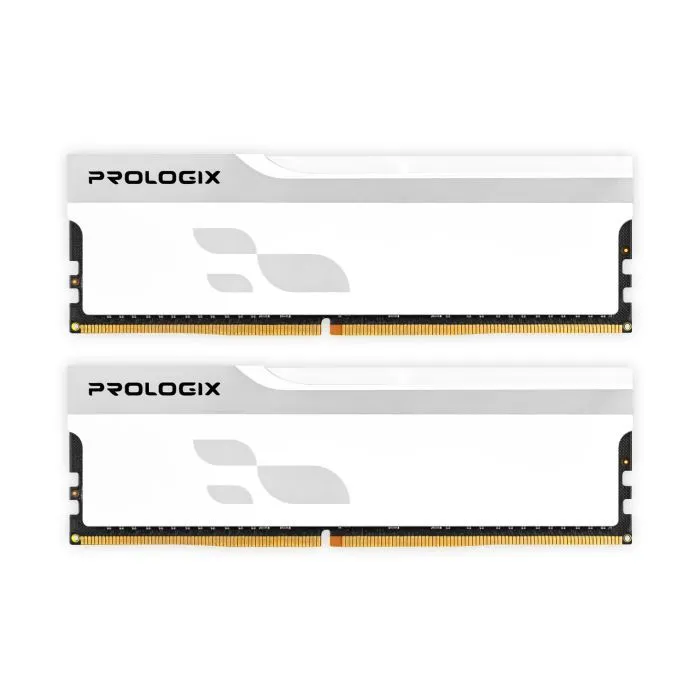 Модуль памяти для компьютера DDR5 32GB (2x16GB) 6000 MHz Onyx White Prologix (PRO32GB6000YW5K)