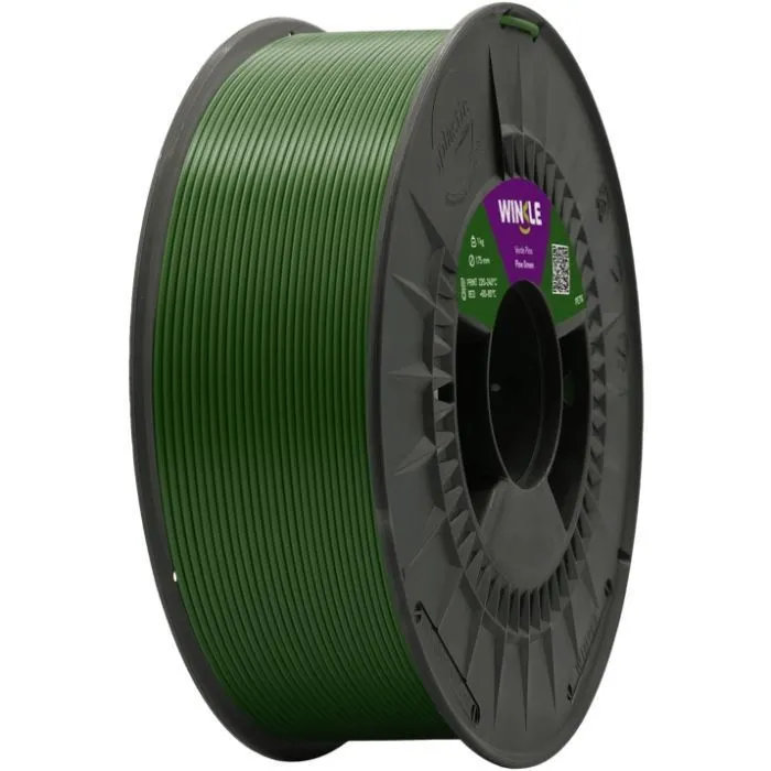 Пластик для 3D-принтера WINKLE PETG 1.75mm 1kg, Pine green (PET01000175VERPINWNK)