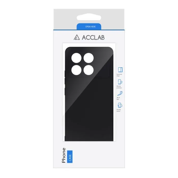 Чохол до мобільного телефона ACCLAB Silicone Poco X6 Pro Black (1283126602238) зображення 2
