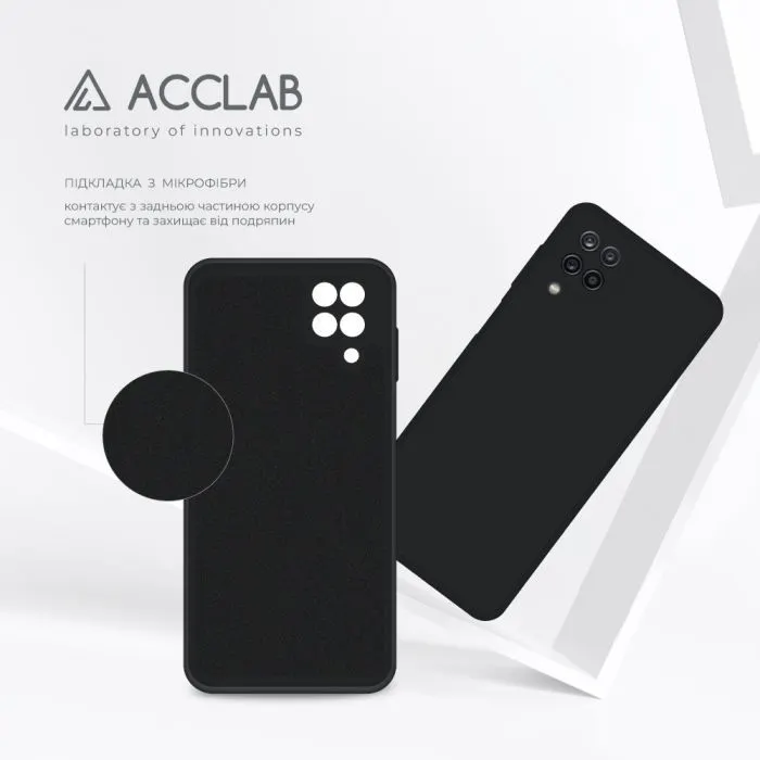 Чохол до мобільного телефона ACCLAB SoftShell Samsung Galaxy A12 Black (1283126560286) зображення 5