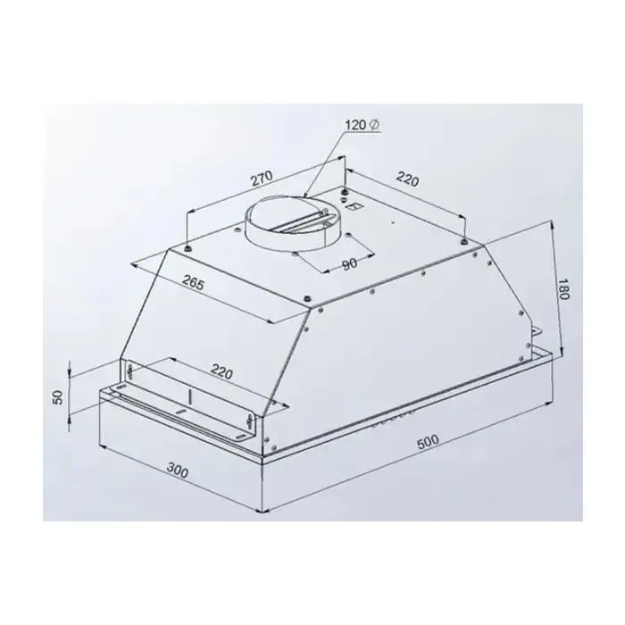 Витяжка кухонна Artel Art Canopy 350 Inox (ART CANOPI 350 Inox) зображення 4