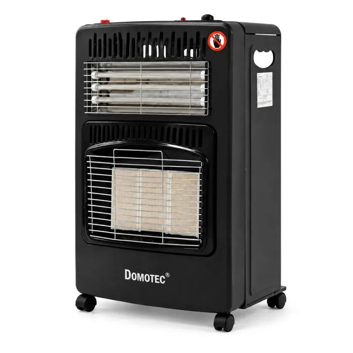 Газовий обігрівач Domotec + електричний обігрівач, 3 режими,1500/2800/4200Вт (MS-6607) зображення 3