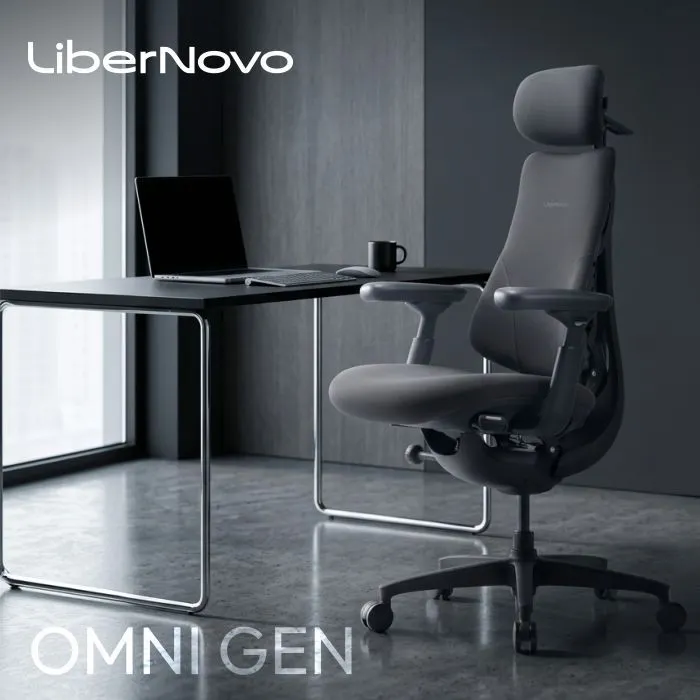 Офісне крісло LiberNovo Omni Gen Graphite 48 см (CP-GW-1000088-00-05) зображення 6
