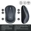 Мышка Logitech M185 swift grey (910-002238) изображение 4