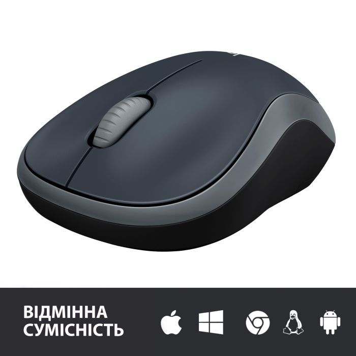 Мишка Logitech M185 swift grey (910-002238) зображення 5