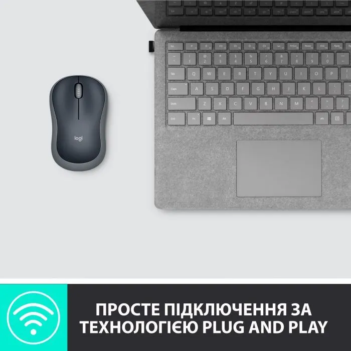 Мышка Logitech M185 swift grey (910-002238) изображение 8