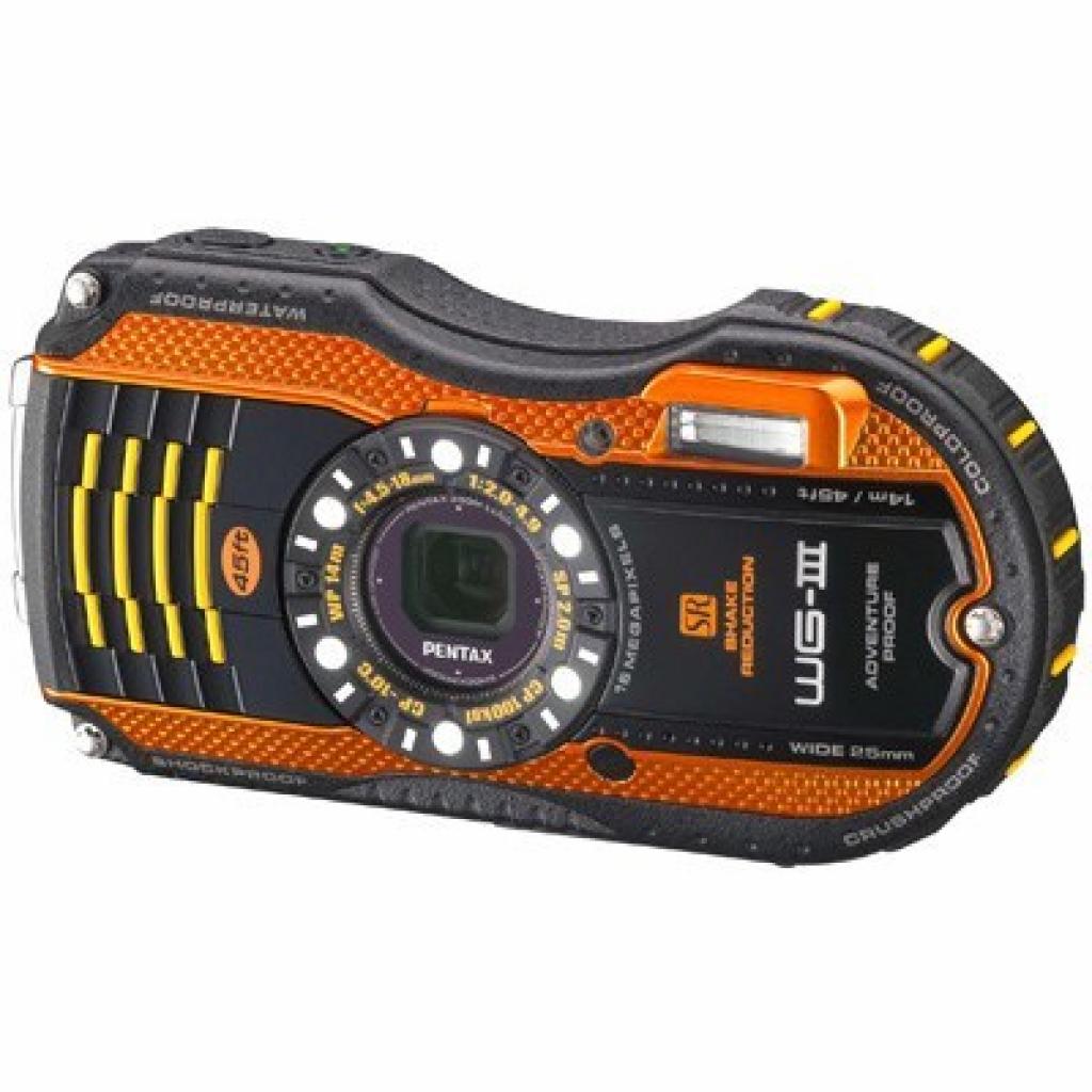 Цифровий фотоапарат Pentax Optio WG-3 black-orange kit (1269400)