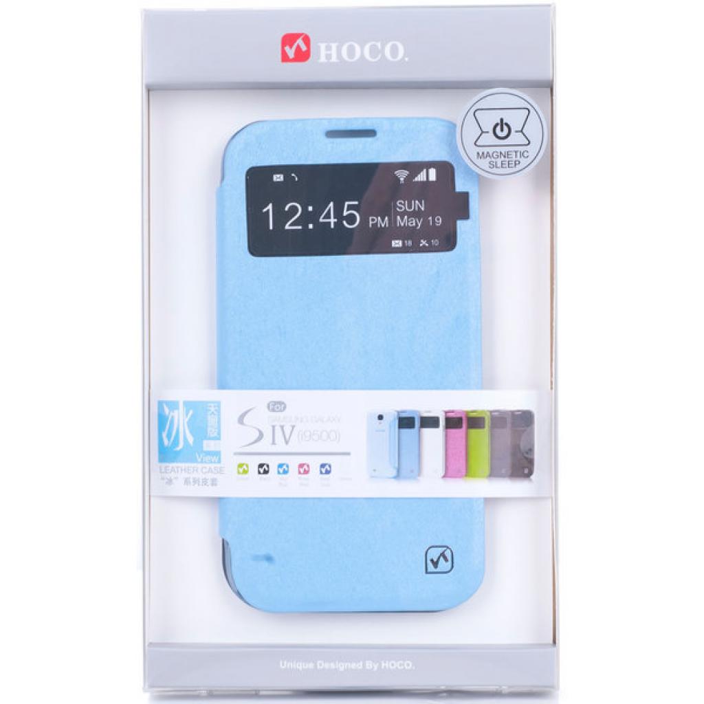 Чехол для мобильного телефона HOCO для Samsung I9500 Galaxy S4 /View (HS-L039 Blue)