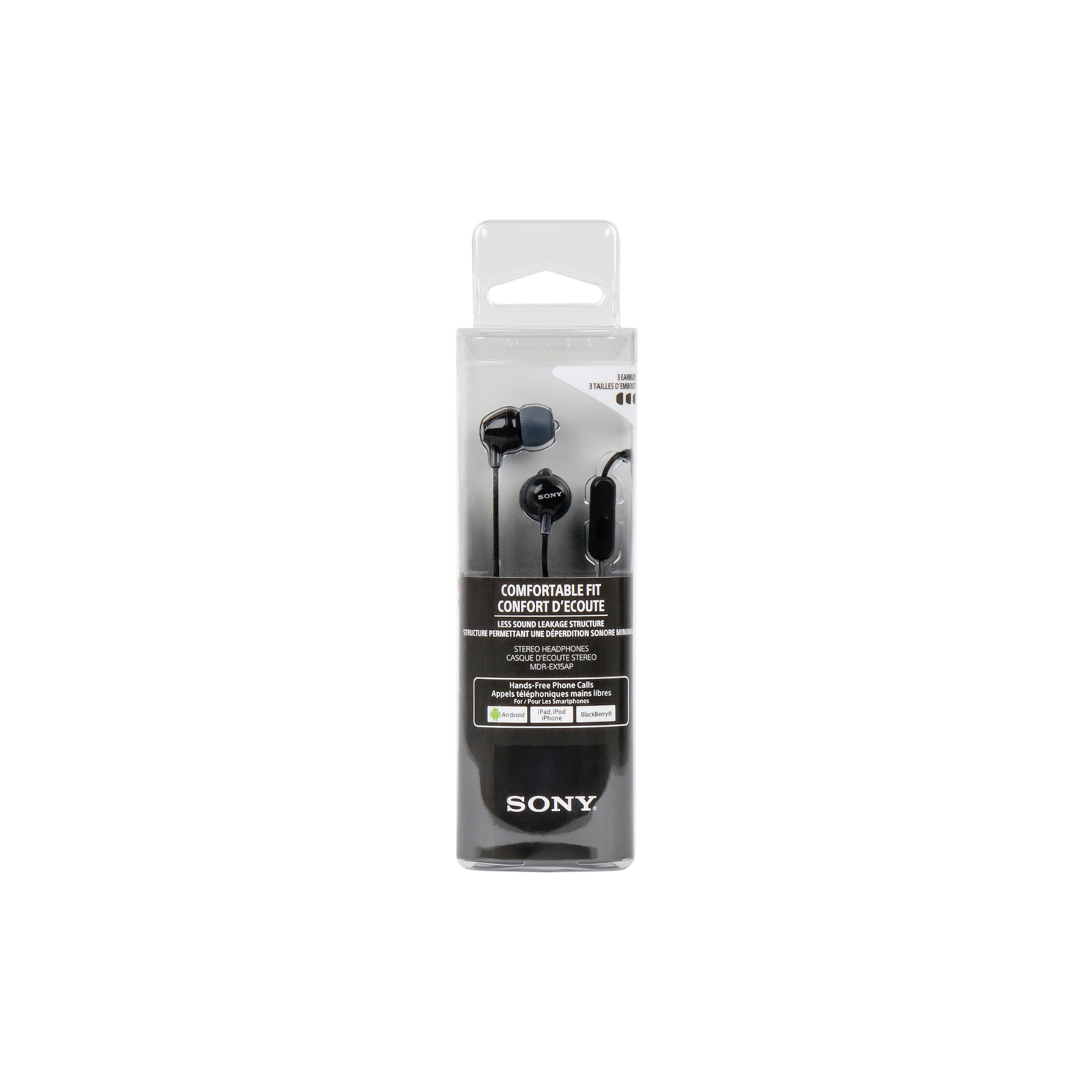 Навушники Sony MDR-EX15AP Black (MDREX15APB.CE7) зображення 4