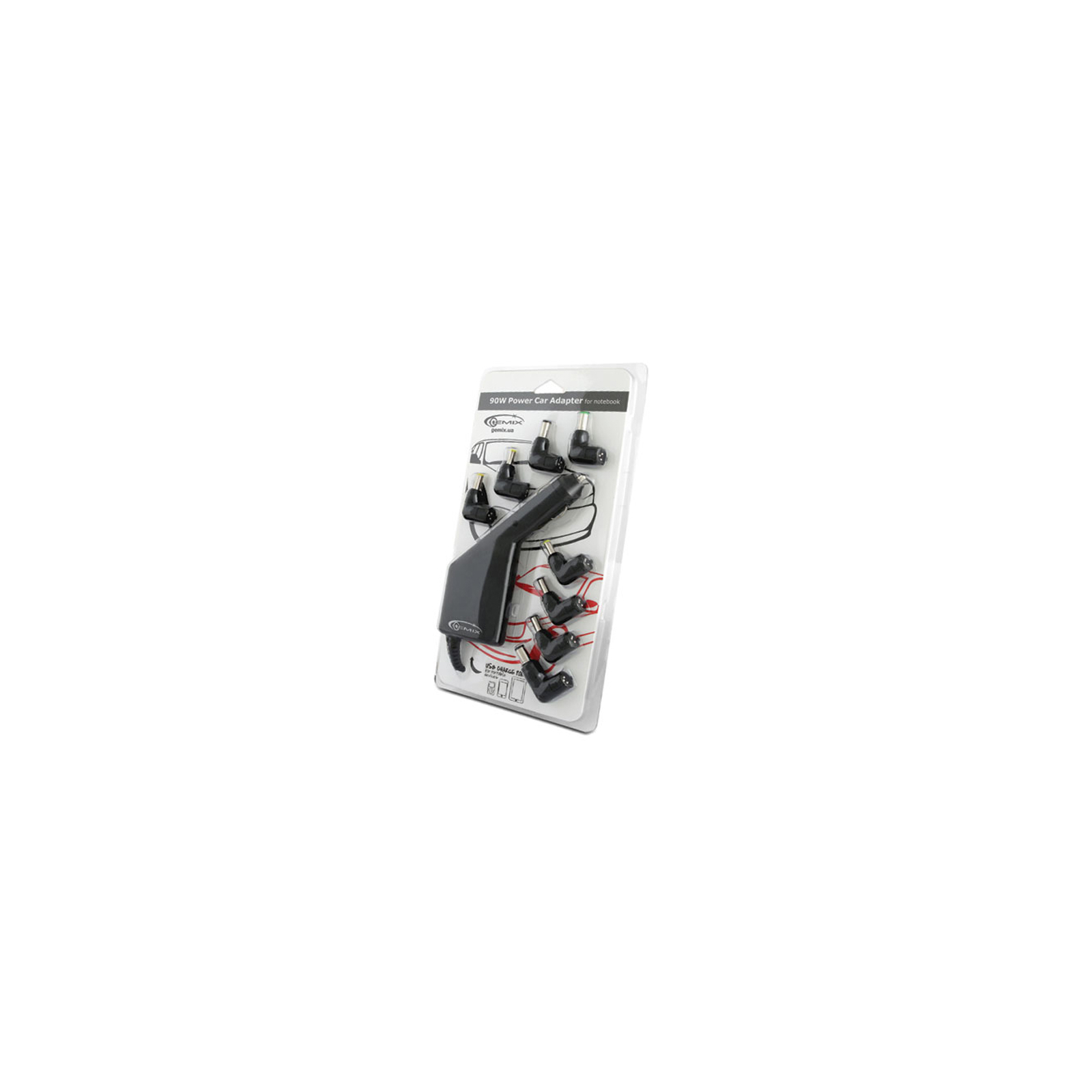 Блок питания к ноутбуку Gemix Car Adapter 90W (05300134) изображение 4