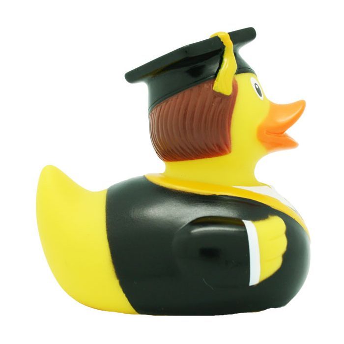 Іграшка для ванної Funny Ducks Выпускник утка (L1887) зображення 2
