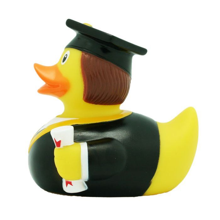 Іграшка для ванної Funny Ducks Выпускник утка (L1887) зображення 4