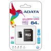 Карта памяти ADATA 64GB microSD class 10 UHS-I (AUSDX64GUICL10-RA1) изображение 2