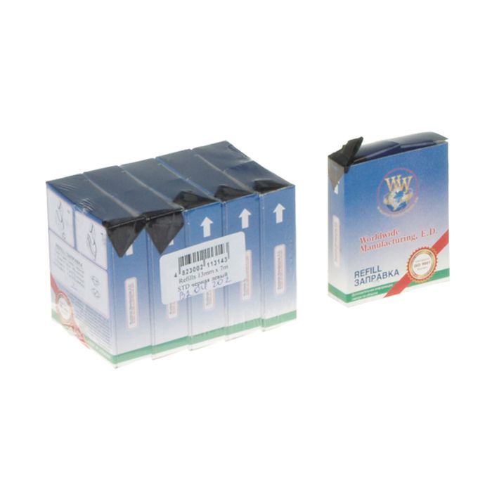 Лента к принтерам 13мм х 10м Refill STD Purple*5шт (к) WWM (R13.10SP5)