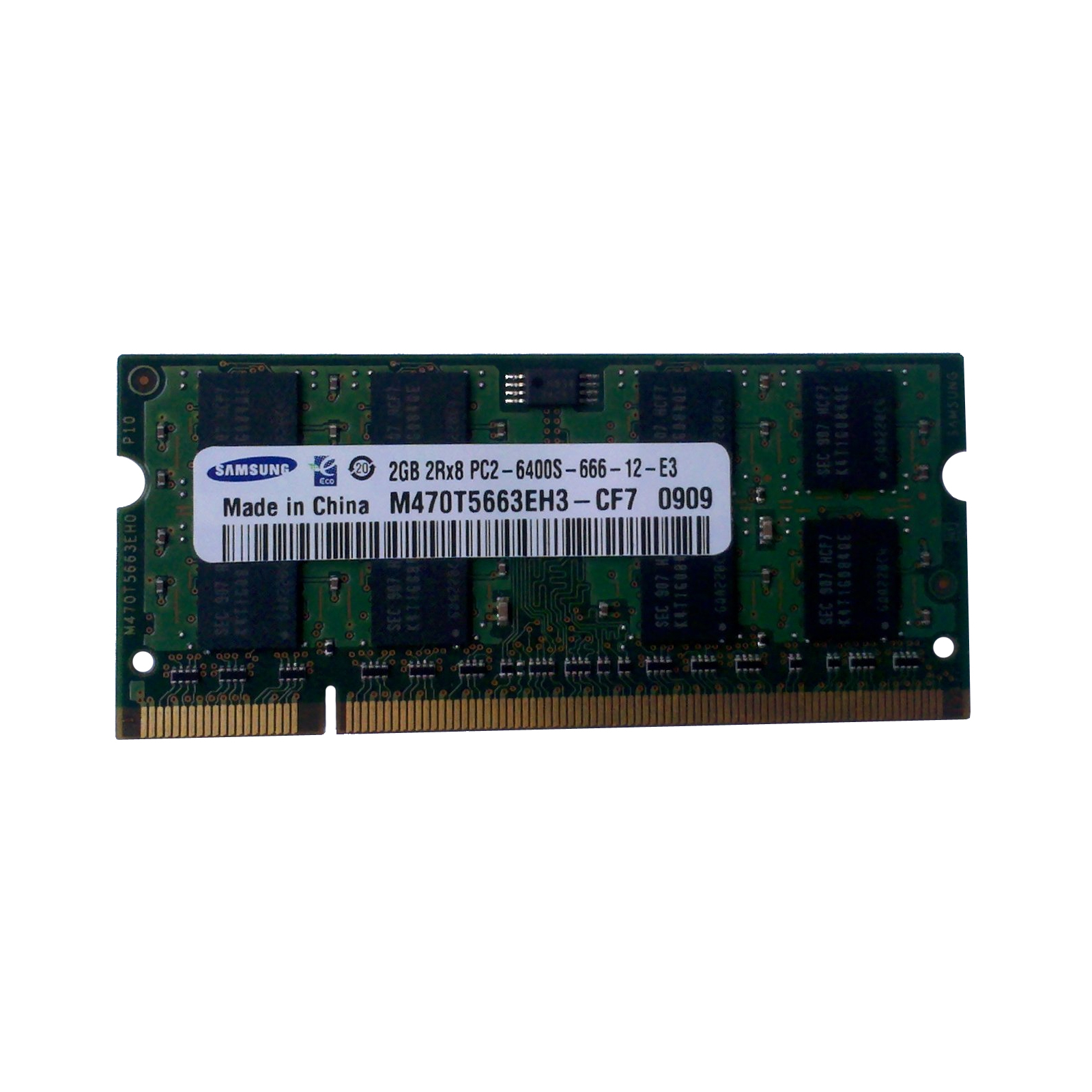 Модуль памяти для ноутбука SoDIMM DDR2 2GB 800 MHz Samsung (M470T5663EH3-CF7)