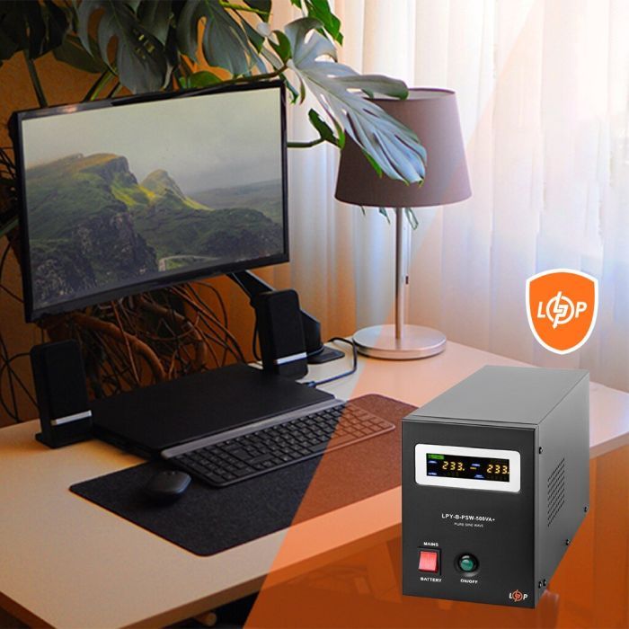 Источник бесперебойного питания LogicPower LPY- B - PSW-500VA+, 5А/10А (4149) изображение 8