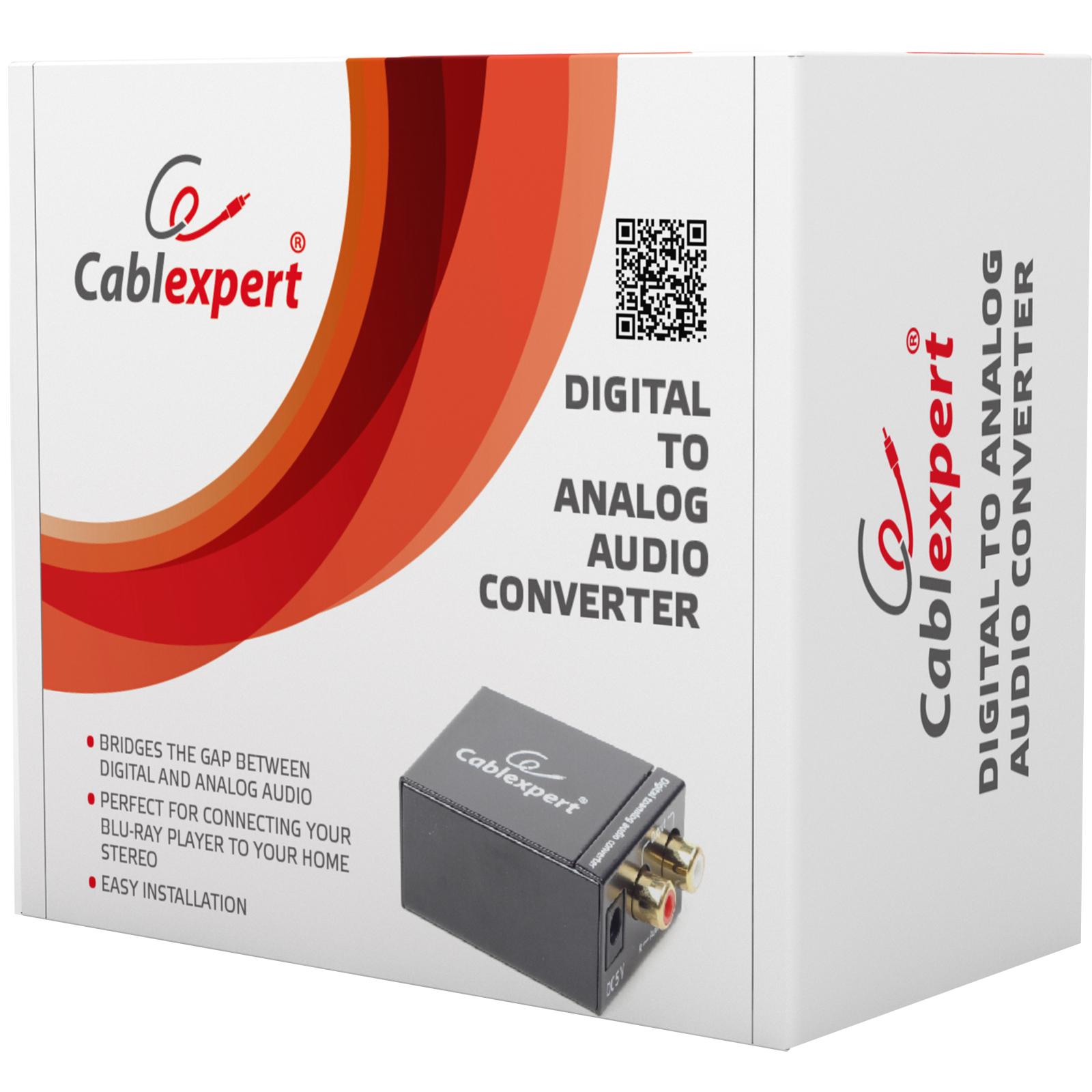 Конвертор Cablexpert Digital to analog audio (DSC-OPT-RCA-001) зображення 7