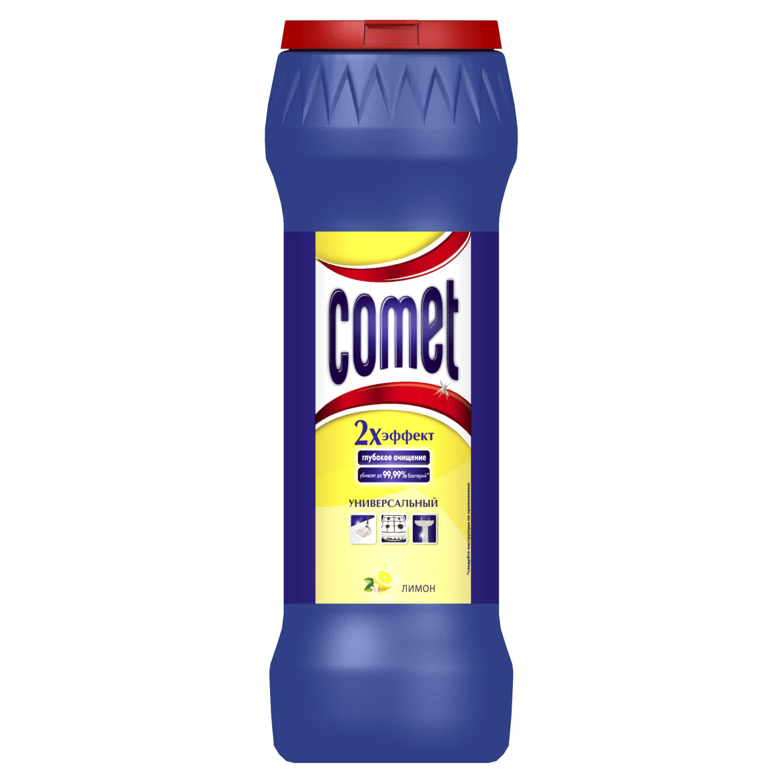 Порошок для чистки кухни Comet Лимон с хлоринолом 475 г (5410076183807)