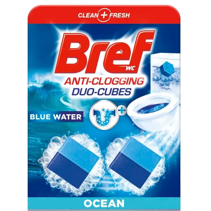 Средство для чистки унитаза Bref Дуо–Куб 100 г (9000100897242)