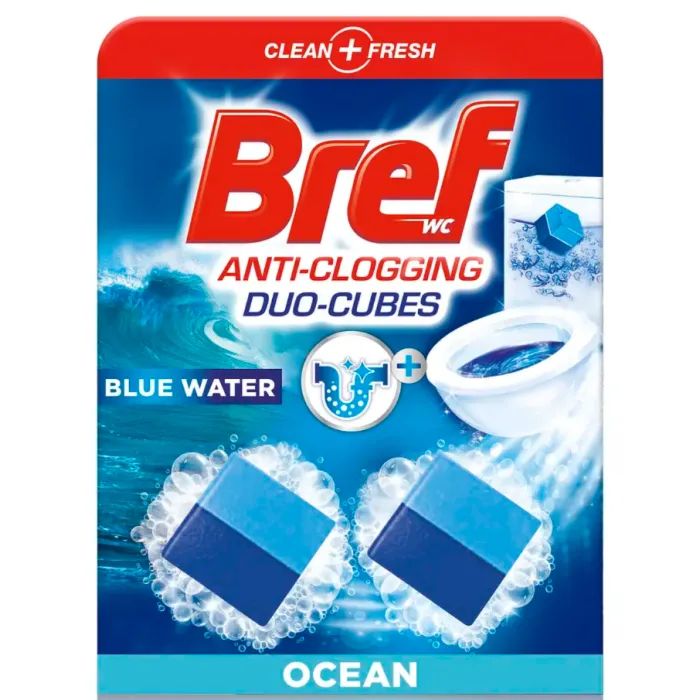 Средство для чистки унитаза Bref Дуо–Куб 100 г (9000100897242)