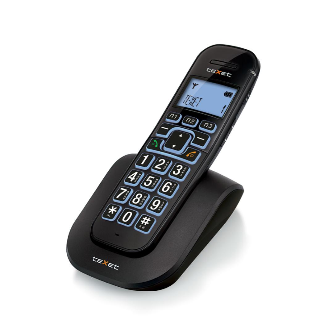 Телефон DECT Texet TX-D8405A Black (TX-D8405A) зображення 2