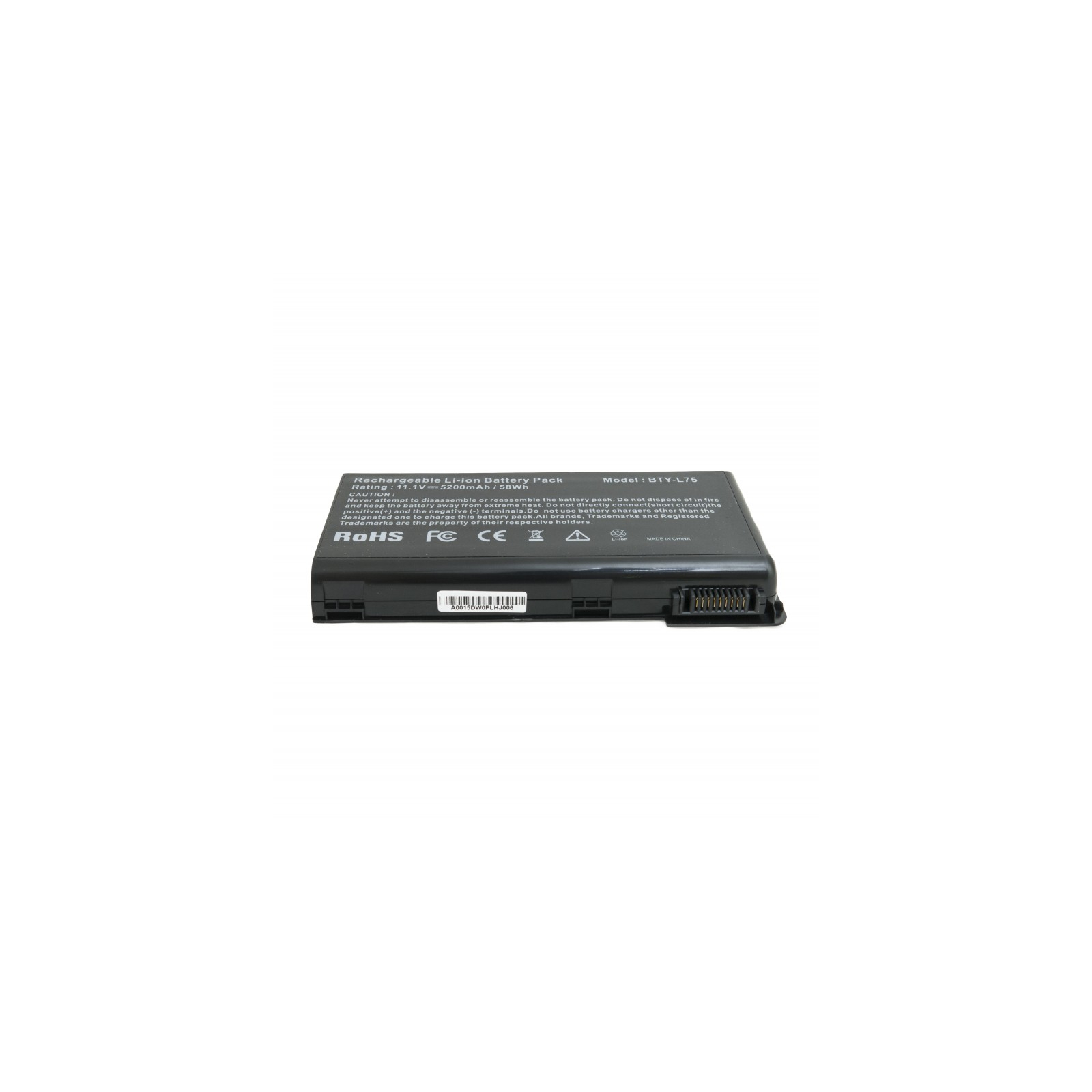 Аккумулятор для ноутбука MSI CX620 (BTY-L75) 5200 mAh Extradigital (BNM3956) изображение 4