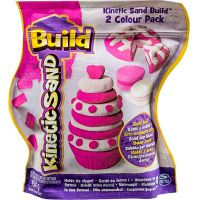 Набор для творчества Wacky-Tivities Kinetic sand build белый, розовый (71428WPn)