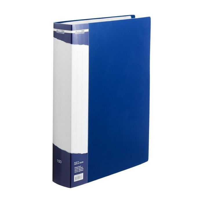 Папка с файлами Buromax 100 files А4 (in case), blue (BM.3633-02)