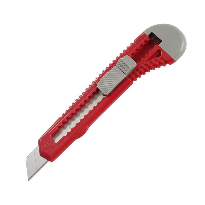 Нож канцелярский Axent 18 мм, blister, gray-red (6502-А)