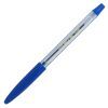 Ручка шариковая Buromax non-retractable JOBMAX, rubber grip, blue (BM.8100-01)