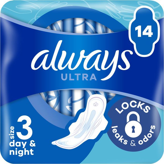 Гигиенические прокладки Always Ultra Day&Night (Размер 3) 40 шт. (8700216450287)