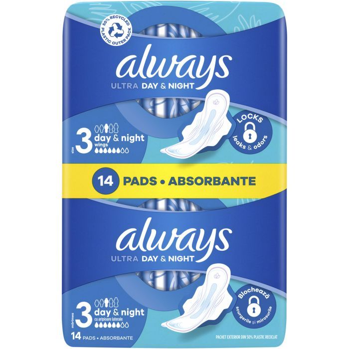 Гигиенические прокладки Always Ultra Day&Night (Размер 3) 40 шт. (8700216450287) изображение 2