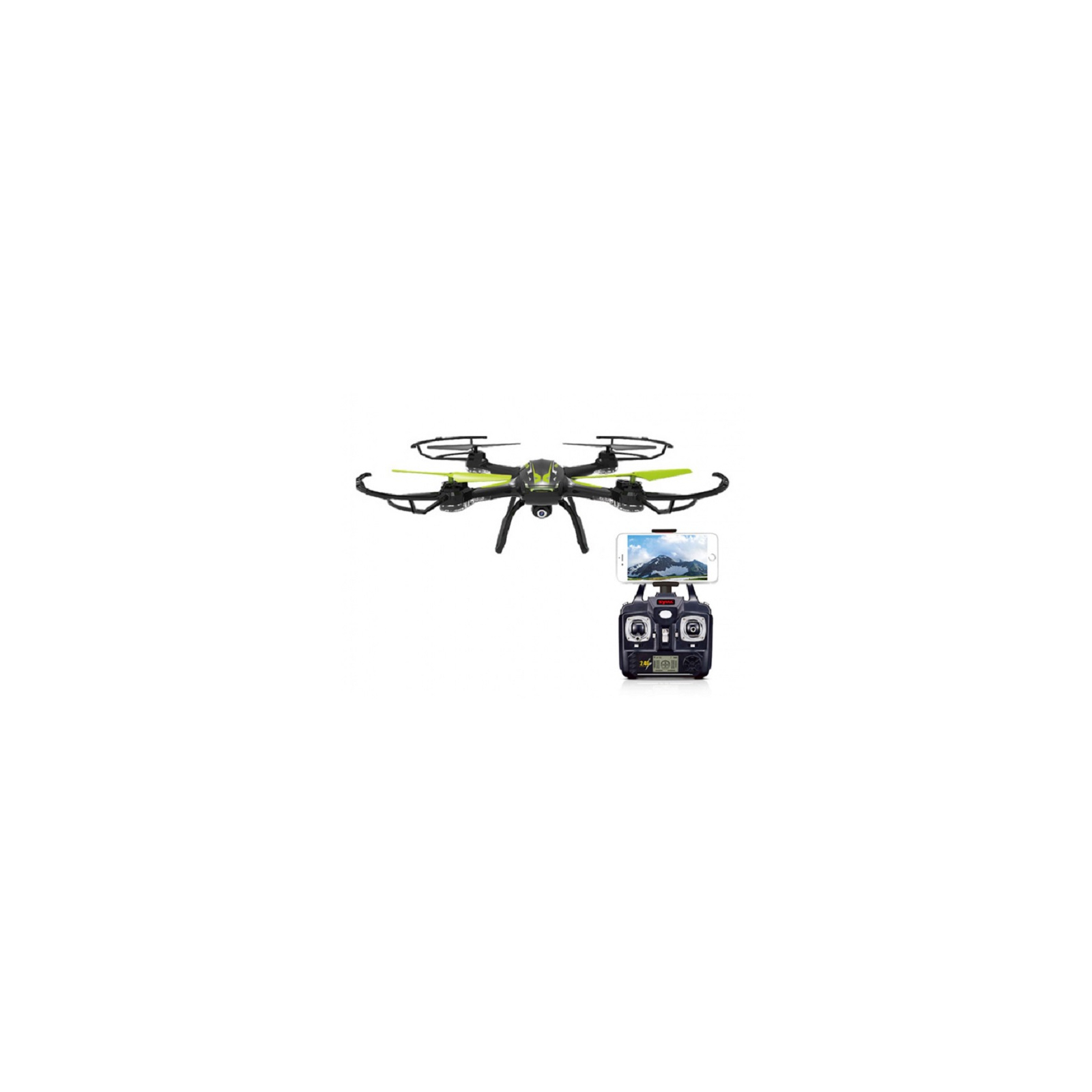 Квадрокоптер Syma X54HW 370мм HD WiFi камера черный (45078) изображение 4