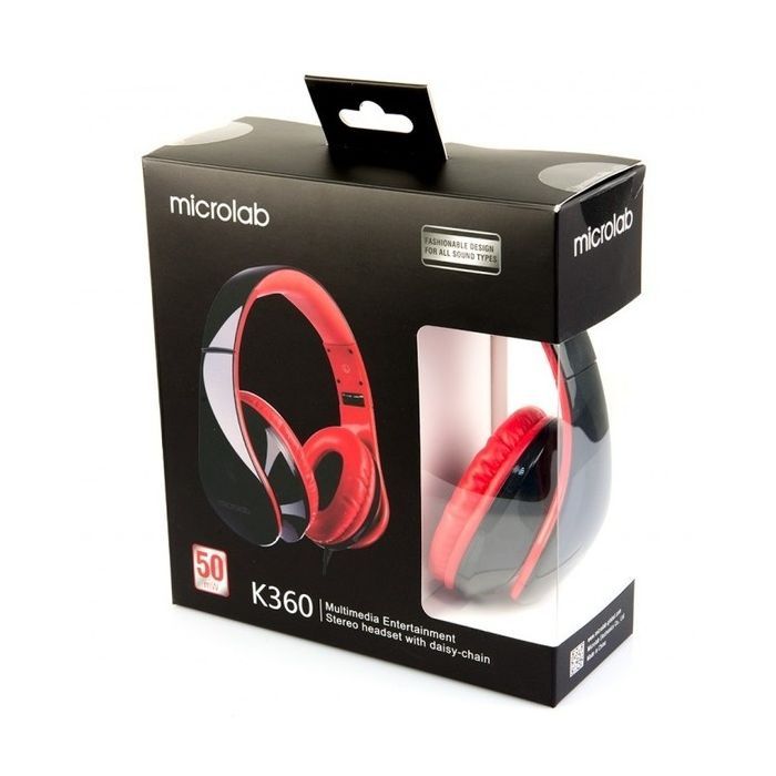 Наушники Microlab K360 Black изображение 7
