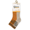 Шкарпетки дитячі Bross "College league" бежеві (12212-1-3B-beige) зображення 2