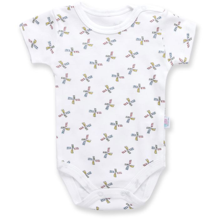 Боди детское Bibaby с мельничкой (56326-74B-white) изображение 3