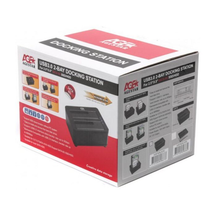 Док-станция для накопителей AgeStar 3UBT8 (Black) изображение 5