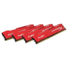 Модуль памяти для компьютера DDR4 64GB (4x16GB) 2133 MHz HyperX FURY Red Kingston Fury (ex.HyperX) (HX421C14FRK4/64) изображение 2