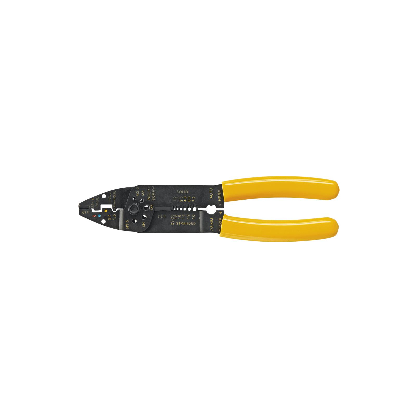 Клещи Topex для обжима кабельных наконечников, 210 мм (32D404)