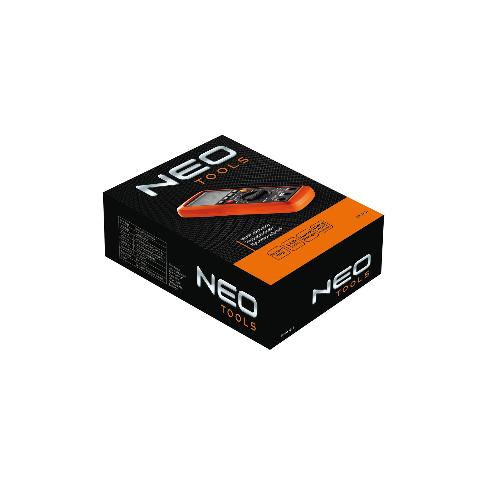 Цифровий мультиметр Neo Tools 94-001 зображення 2