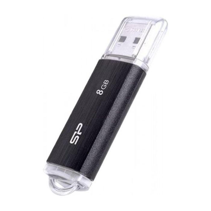 USB флеш накопичувач Silicon Power 16GB Ultima U02 Black USB 2.0 (SP016GBUF2U02V1K) зображення 2
