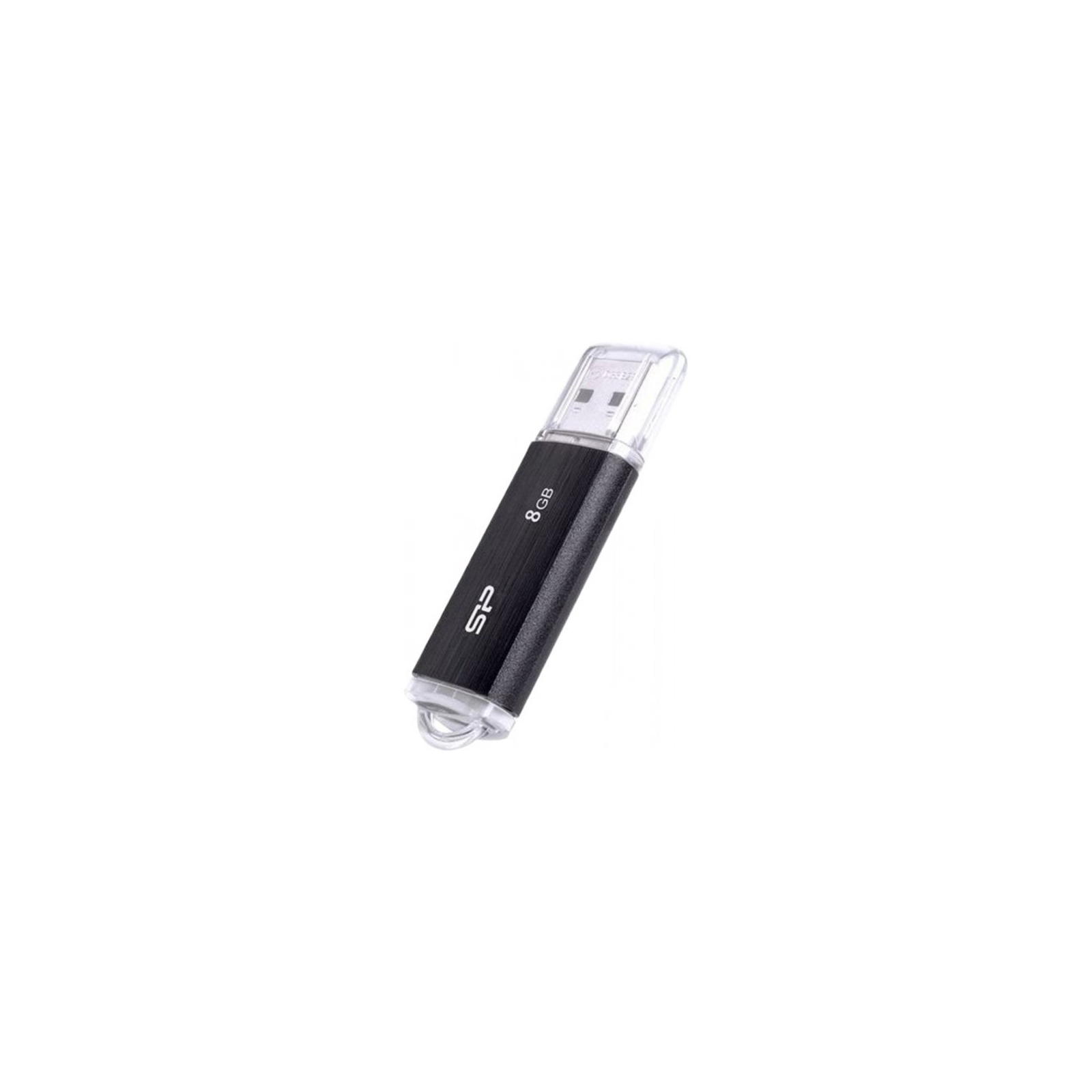 USB флеш накопичувач Silicon Power 8GB Ultima U02 Black USB 2.0 (SP008GBUF2U02V1K) зображення 2
