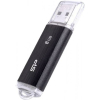 USB флеш накопитель Silicon Power 8GB Ultima U02 Black USB 2.0 (SP008GBUF2U02V1K) изображение 2