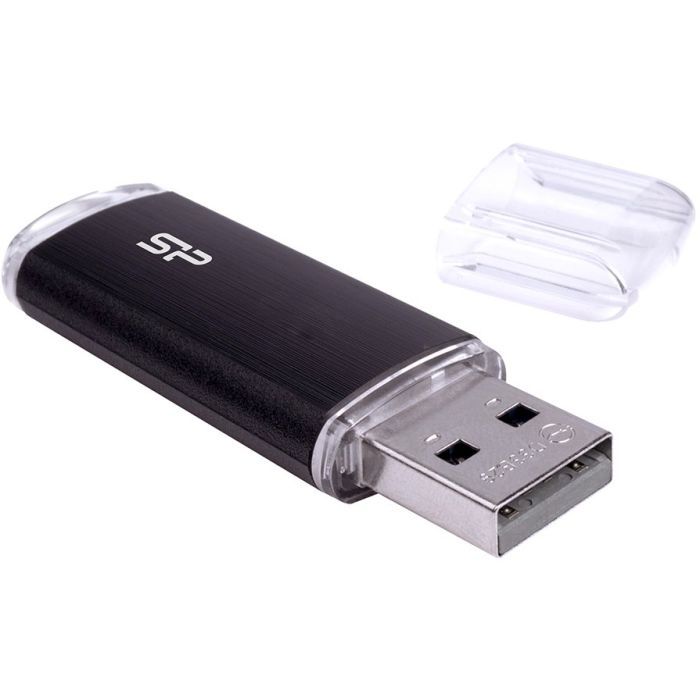 USB флеш накопичувач Silicon Power 16GB Ultima U02 Black USB 2.0 (SP016GBUF2U02V1K) зображення 4