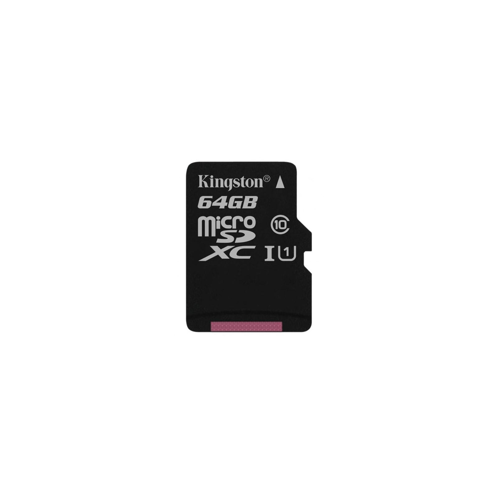Карта памяти Kingston 64GB microSDXC class 10 UHS-I Canvas Select (SDCS/64GBSP)